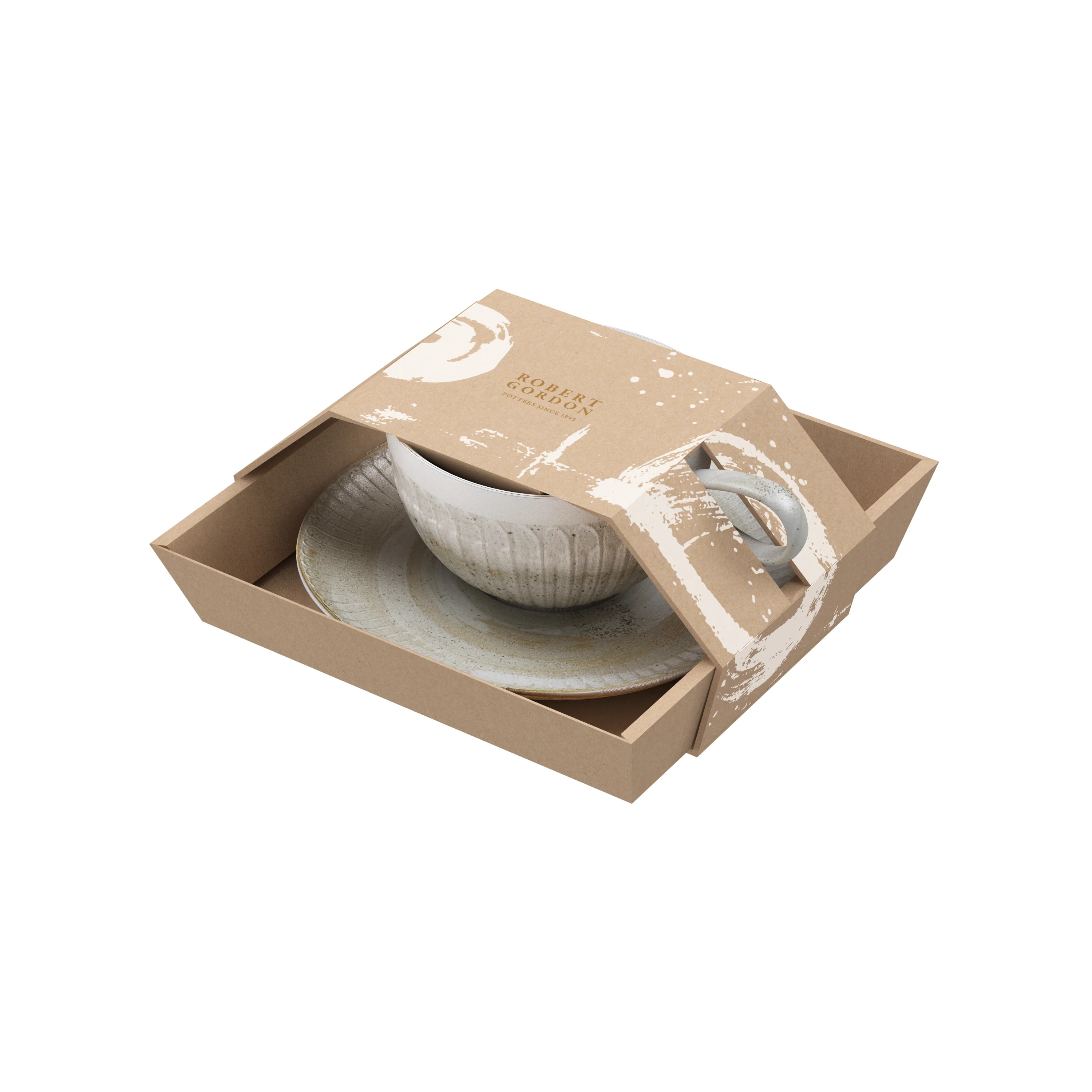 Ceylon Cup & Saucer / White - Image 5