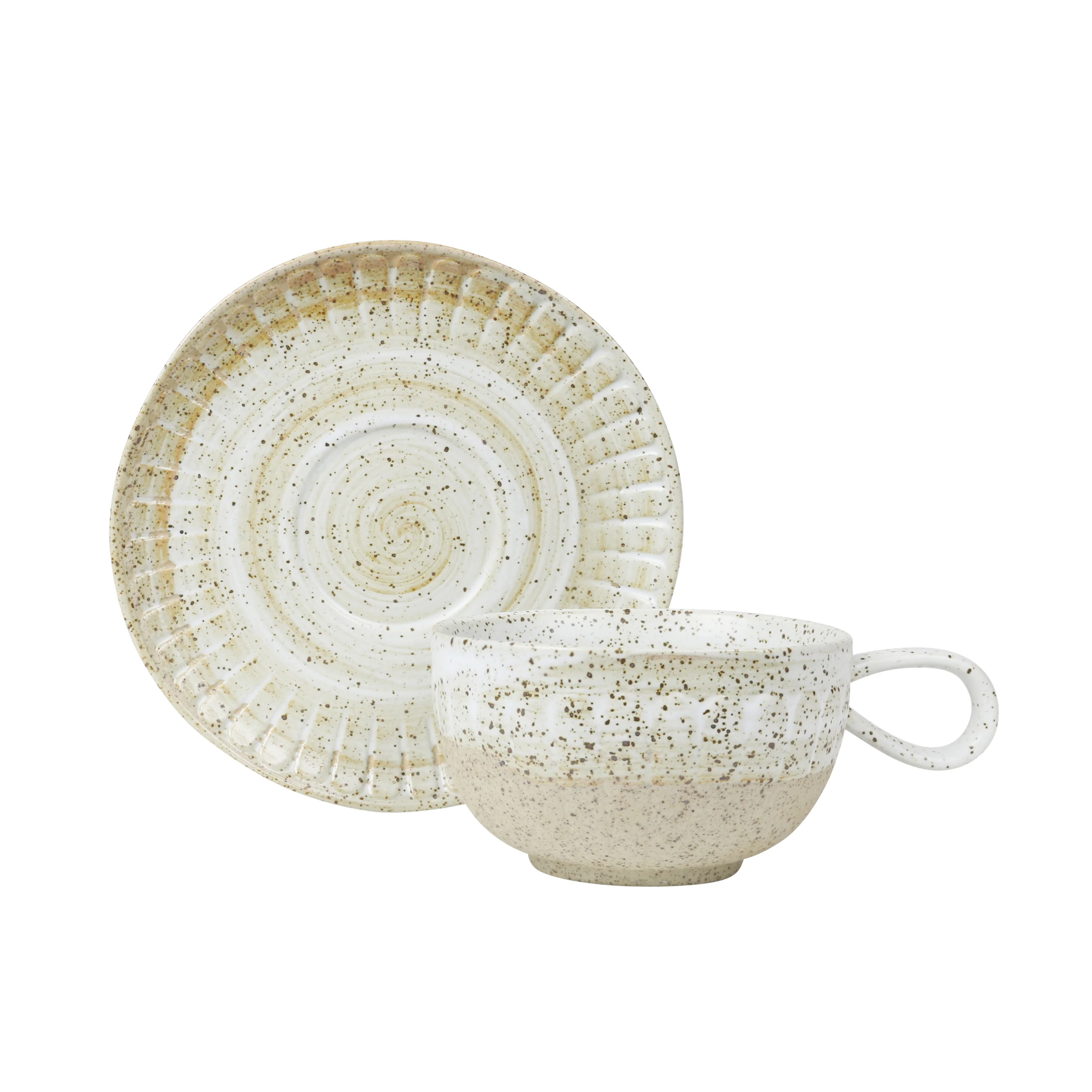 Ceylon Cup & Saucer / White - Image 6