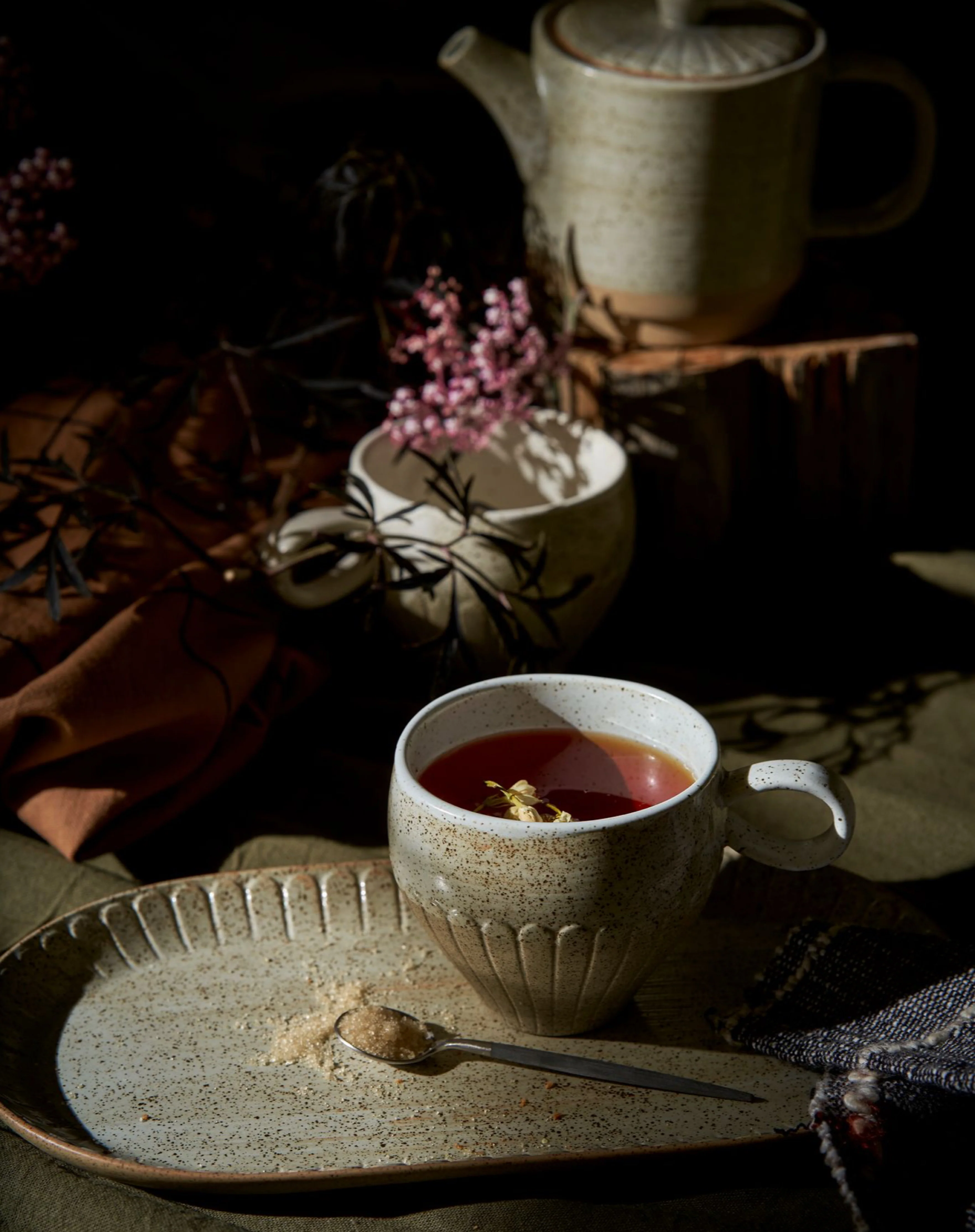 Set of 2 Ceylon Mugs / White - Image 3